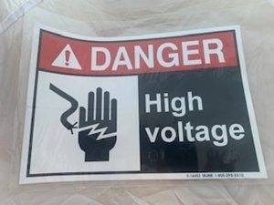 Picture of High Voltage Decal (One Decal)