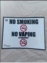 Picture of No Smoking/Vaping Window Decal (One Decal)