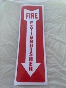 Picture of Fire Extinguisher Sign (One Sign)