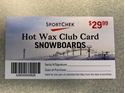 Picture of Snowboard Wax Cards (Pack of 50)