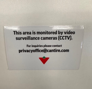 Picture of CCTV Stickers (One Sticker)