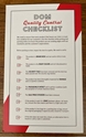 Picture of DOM Quality Control Checklist (One Sheet)