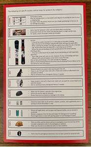 Picture of DOM Quality Control Steps (One Sheet)