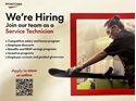 Picture of Now Hiring Poster - "Service Technician" (One Poster)