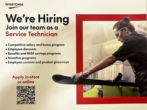 Picture of Now Hiring Poster - "Service Technician" (One Poster)