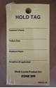 Picture of Hold Tag (Pack of 100)
