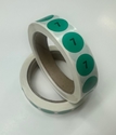 Picture of Womens Shoe Labels Green - size 7 (One Roll)