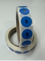 Picture of Mens Shoe Labels Blue - size 8 (One Roll)